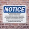 Signmission No Trespassing Without Written Permission OSHA Notice Sign, Plastic, 14in W x 10in L, 2PK OS-2PACK-NS-P-1014-L-15007 - alternate 8